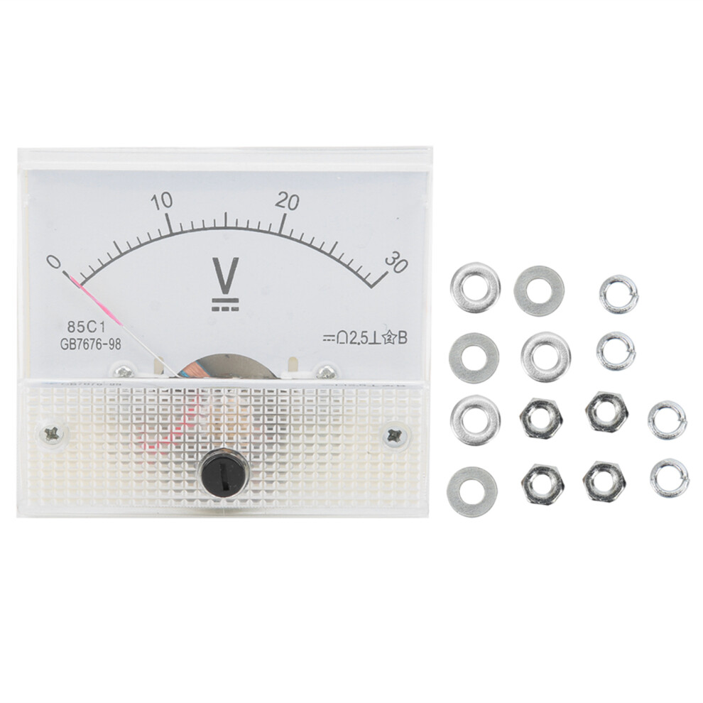 Pointer Dc Voltmeter Panel Volt Voltage Meter 8320539885674