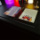 Rechargeable LED Light Menu Book PU Leather Display Book Two Pages 4