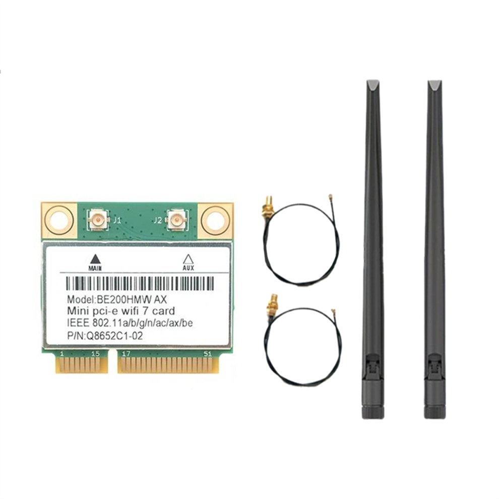 Wifi 7 Be200 Wifi Adapter Bluetooth 5.4 8774Mbps With Antenna 4711736667622