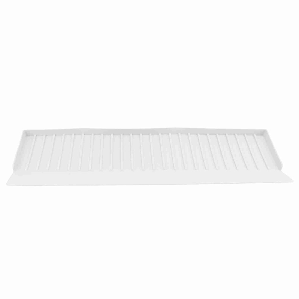 Versatile Silicone Sink Edge Protector Splashproof Mat 20X4in White 8281346611422