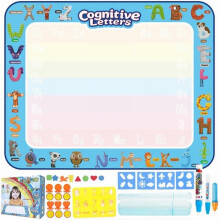 Children's Knowledge Of Water Canvas Letters Clear Water Painting Pad Educational Science And Education Writing Board 5ml Lives Matter Poster