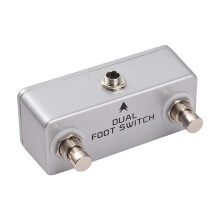 MOSKYAUDIO Professioneller Aluminium-Doppelschalter für Verstärker & Effekte