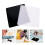 Studio Use Acrylic Mirror Plate Black 2set 11.8x11.8x0.08in 3