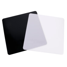 Studio Use Acrylic Mirror Plate Black 2set 11.8x11.8x0.08in