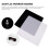 Studio Use Acrylic Mirror Plate Black 2set 11.8x11.8x0.08in 10