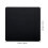 Studio Use Acrylic Mirror Plate Black 2set 11.8x11.8x0.08in 11