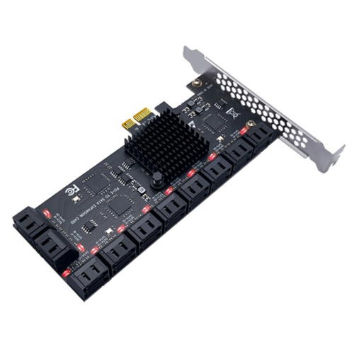 Κάρτα PCIE SATA Κάρτα PCIe SATA 3.0 20 θυρών, Υποστήριξη συσκευών SATA 3.0
