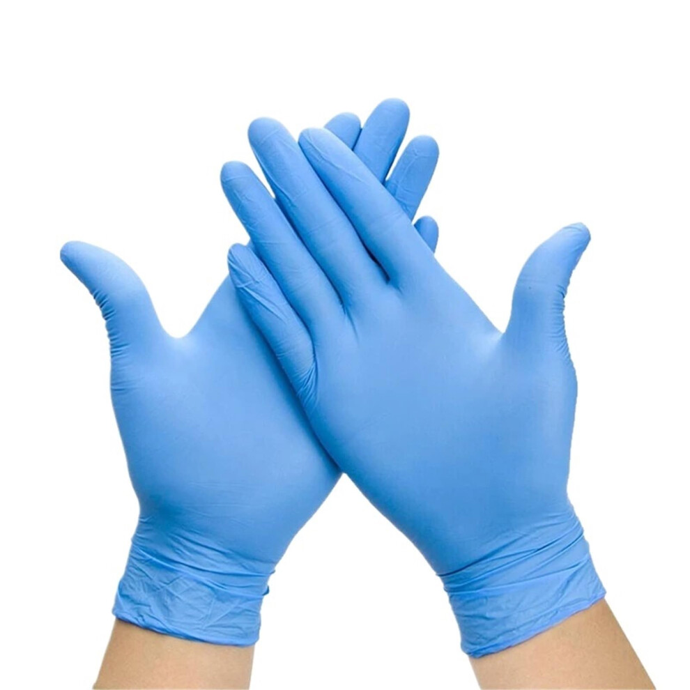 Latex Rubber Cleaning Gloves for Dishwashing and Household Tasks, XS Blue, 100PCS, Multi-Use for Kitchen and Medical-image-OPC-PKBYFJ5-NEW