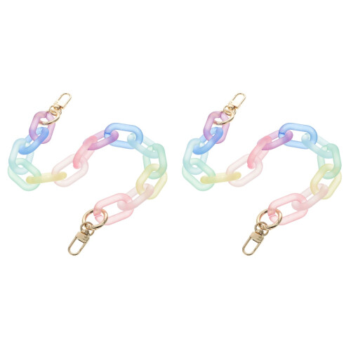 2pcs Bag Acrylic Chain Chic Bag Extension Chain Replacement Accessory 1