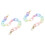 2pcs Bag Acrylic Chain Chic Bag Extension Chain Replacement Accessory 4