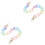 2pcs Bag Acrylic Chain Chic Bag Extension Chain Replacement Accessory 3