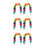 6 Pcs Pet Toy Parrot Bite String Toy Colorful Bite Plaything 8