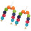 6 Pcs Pet Toy Parrot Bite String Toy Colorful Bite Plaything 10