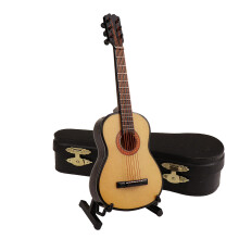 2 Sets Mini Guitar Ornaments Child Miniature Musical Instrument Model
