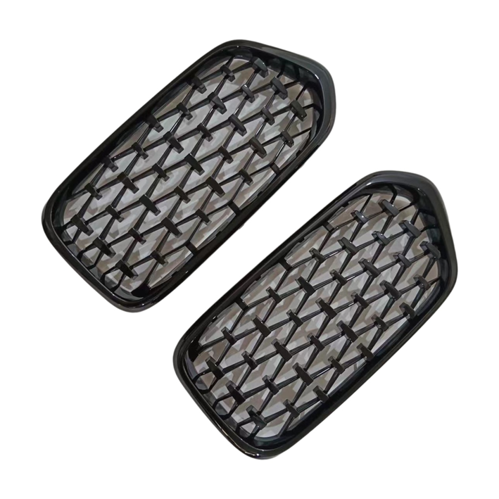 Front Bumper Grille Cover For Bmw F39 X2 2019-2024 Racing Black 4711736618587