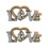 2 Pack Bride And Groom Rustic Wedding Photo Decorative Letters 5