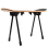 Support de pied de table de camping pliable, design de pied de skateboard 4