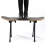 Support de pied de table de camping pliable, design de pied de skateboard 3