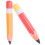 2pcs Large Inflatable Pencil Balloons Classroom Decor 11