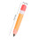 2pcs Large Inflatable Pencil Balloons Classroom Decor 2