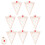 8pcs Ceramic Cake Plate Set 9
