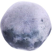 Planet Shaped Pillow Grey Plush 1set