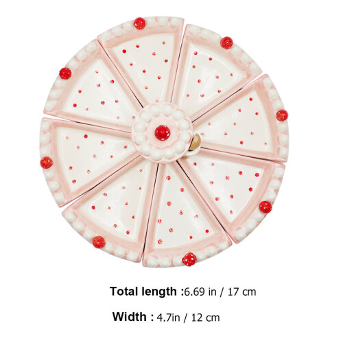 8pcs Ceramic Cake Plate Set 1