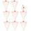8pcs Ceramic Cake Plate Set 7