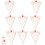 8pcs Ceramic Cake Plate Set 11