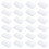 Round Simple Design Paper Dinner Plates 100pcs 6.3x4.2in 11