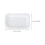 Round Simple Design Paper Dinner Plates 100pcs 6.3x4.2in 2