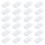 Round Simple Design Paper Dinner Plates 100pcs 6.3x4.2in 1