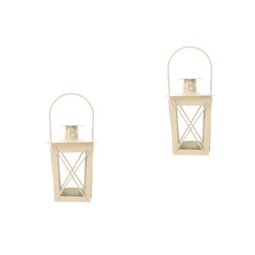 2 Pack Tea Light Holders Table Decoration Wedding Candlestick Lantern 1