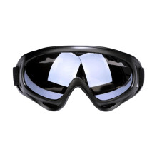 Safety Goggles Impact Resistance X400 with Comfortable Ventilation for Skiing, Protective Transparent Lens, Adjustable Fit
