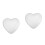 2pcs 23cm Heart-Shaped Polystyrene Craft Modeling 4