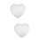 2pcs 23cm Heart-Shaped Polystyrene Craft Modeling 7