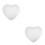 2pcs 23cm Heart-Shaped Polystyrene Craft Modeling 6