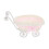 Stroller Storage Baskets Decoration Pink Plastic 1set 9
