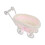 Stroller Storage Baskets Decoration Pink Plastic 1set 11