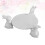 Raindrops Ceramic Cake Plate With Unique Rabbit Design For Parties 5