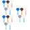 3 Pieces Cat Feeding Spoon Feeder Food Multi Functional Litter Scoop 7