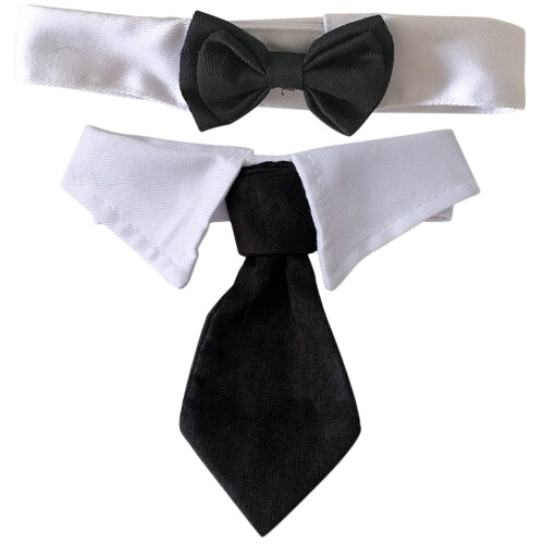 2pcs Pet Bow Tie Cat Dog Collar for Party