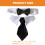 2pcs Pet Bow Tie Cat Dog Collar for Party 2