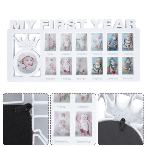 Large 12 Month Baby Milestone Picture Frame 1