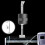 1pc Aluminum Alloy Fish Tank Light Rack Single Arm Bracket 5