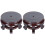 2 Pack Square Wooden Base Bracket Flowerpot Holder 2