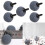 6 Pcs Ball Shape Air Stone Diffuser 20x20mm for Aquarium Hydroponics 7