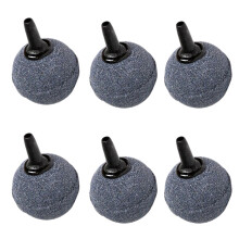 6 Pcs Ball Shape Air Stone Diffuser 20x20mm for Aquarium Hydroponics