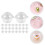 50pcs Clear Holders Cake Boxes 10
