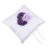 Purple Wedding Ring Pillow Holder 20x20cm 5